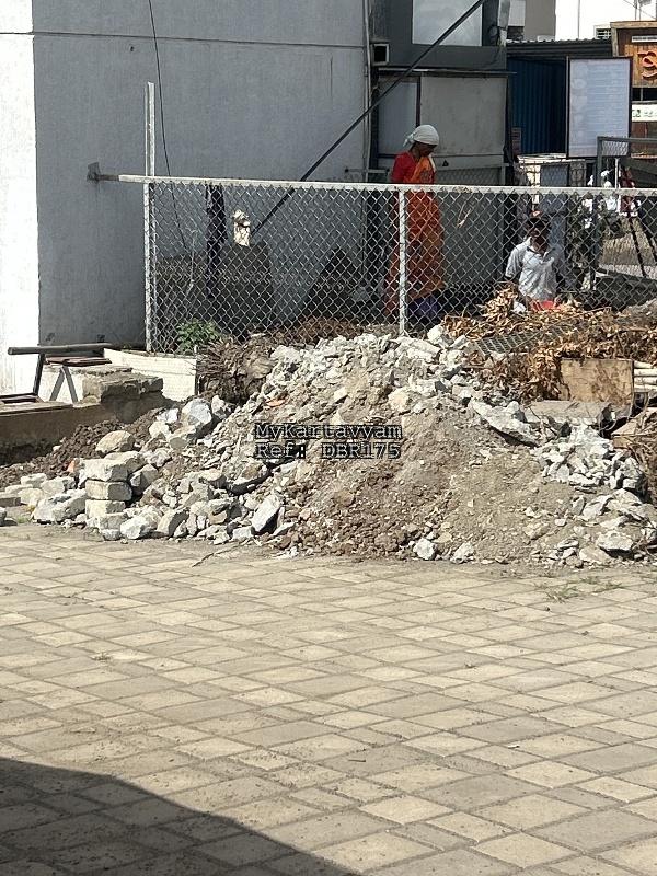 Debris from construction